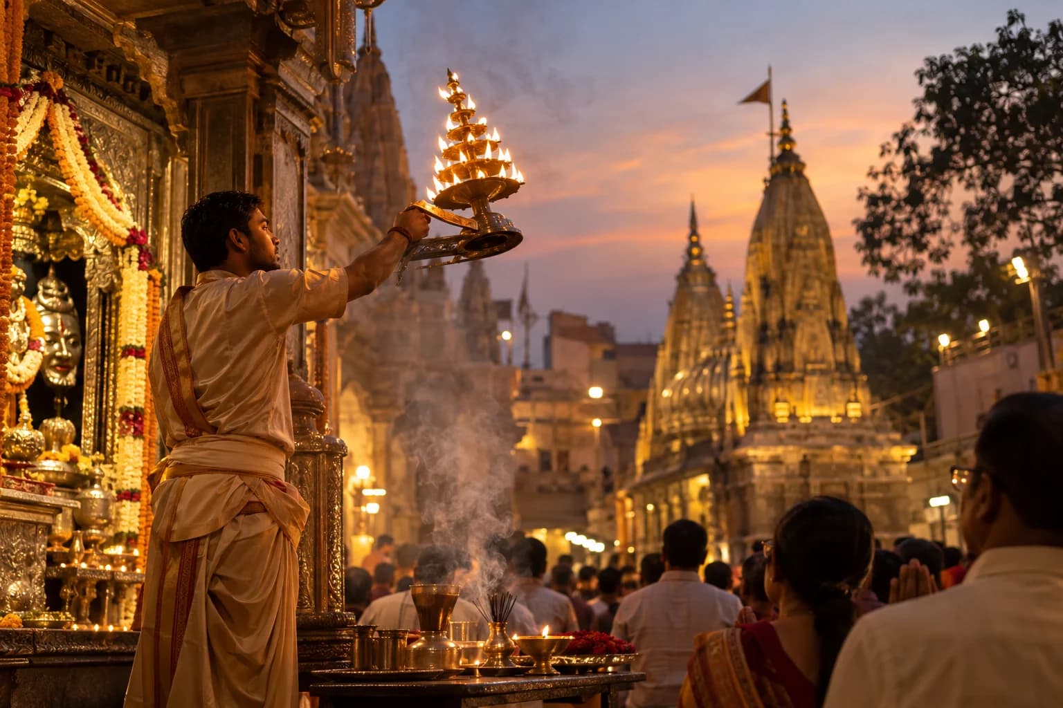 The evening aarti