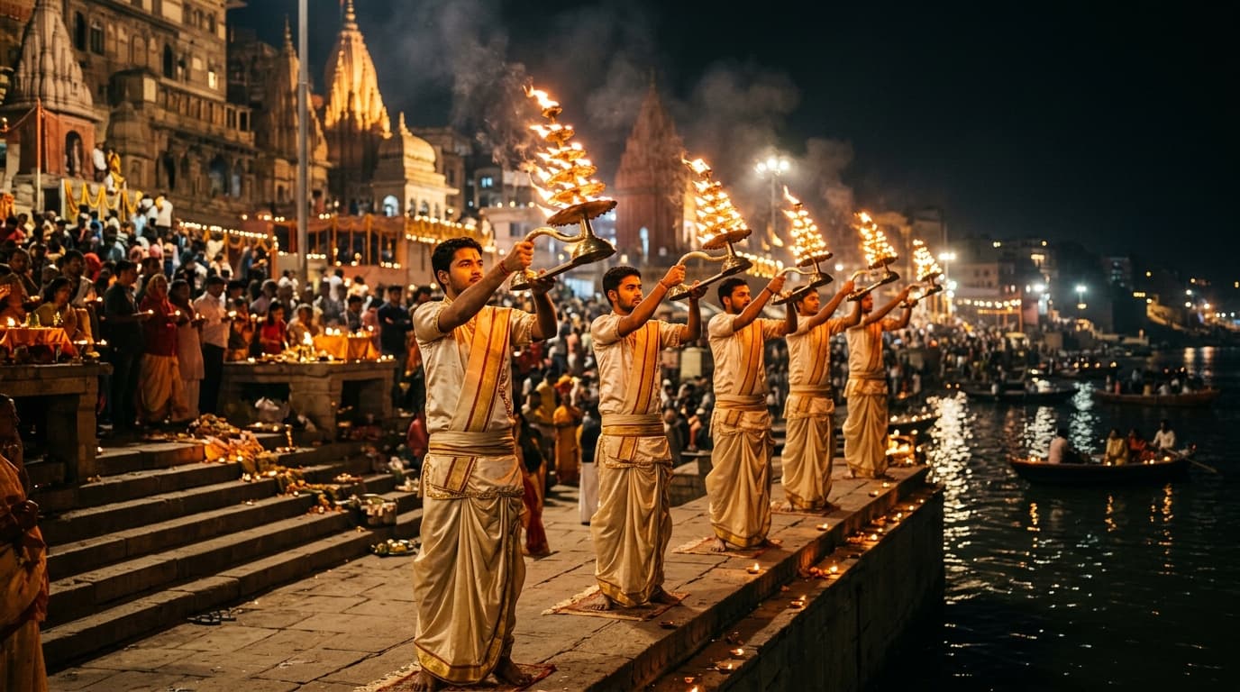 The Magic of Ganga Aarti: Faith, Fire, and the Sacred River